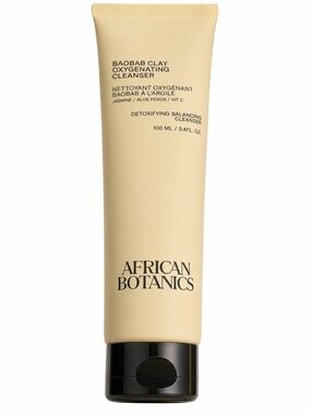 African Botanics Baobab Clay Oxygenating Cleanser 100 ml / 3.4 oz New Vegan
